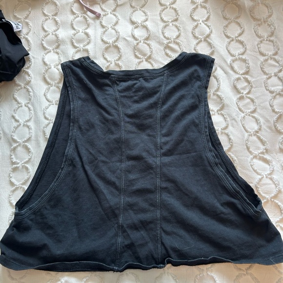 Aerie Offline Black Crop Tank - Picture 3 of 3